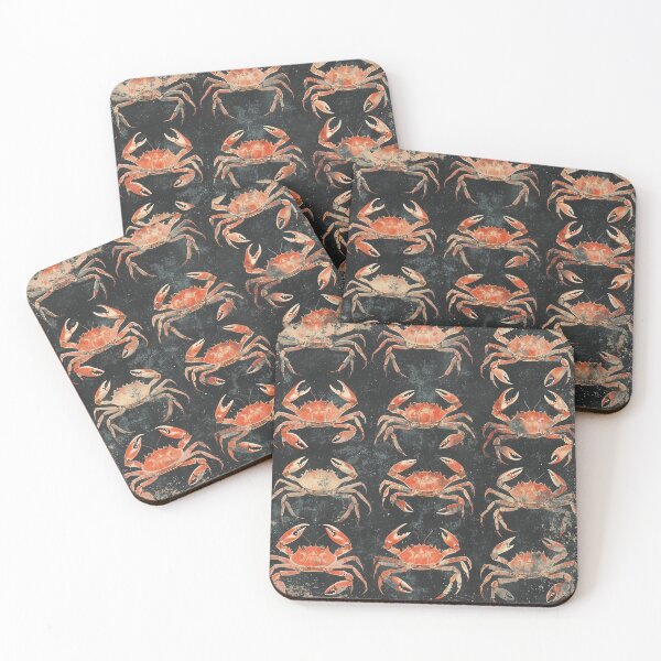 Item preview, Hundreds of small crabs arranged in decorative retro textures, achieving a low-contrast and nostalgic vintage design designed and sold by Paolo Modena Photography    -   Fine Italian Art.