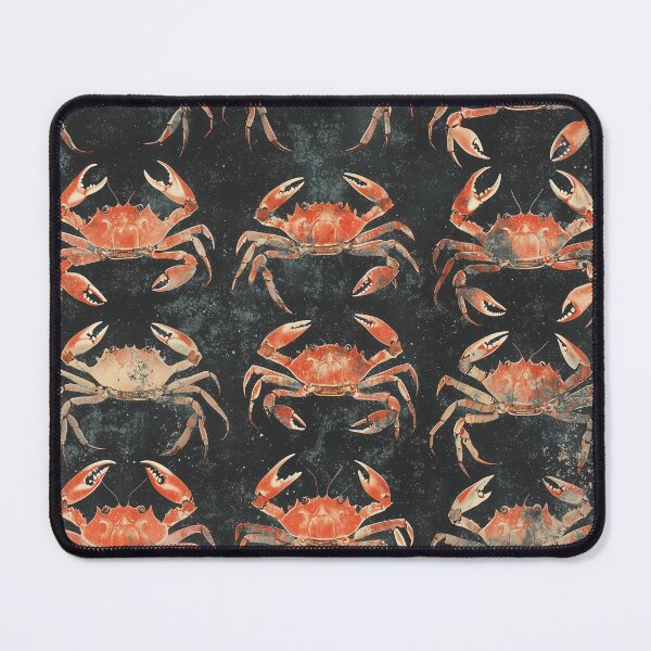 Item preview, Hundreds of small crabs arranged in decorative retro textures, achieving a low-contrast and nostalgic vintage design designed and sold by Paolo Modena Photography    -   Fine Italian Art.