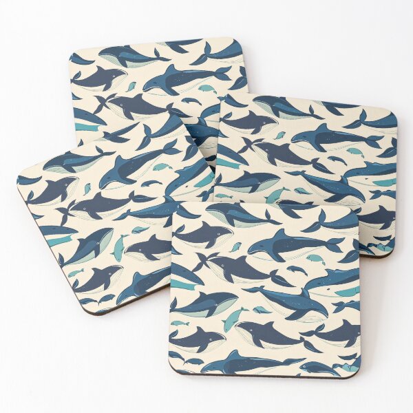 Item preview, Hundreds of adorable small whales forming a seamless retro texture for packaging designed and sold by Paolo Modena Photography    -   Fine Italian Art.
