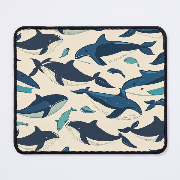 Item preview, Hundreds of adorable small whales forming a seamless retro texture for packaging designed and sold by Paolo Modena Photography    -   Fine Italian Art.