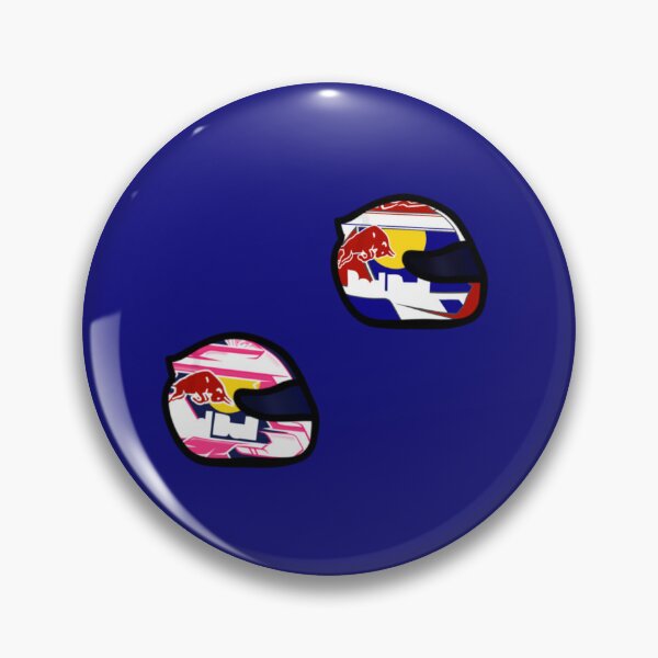 Item preview, Max Verstappen and Liam Lawson Helmets 2025 designed and sold by RaceTrim.