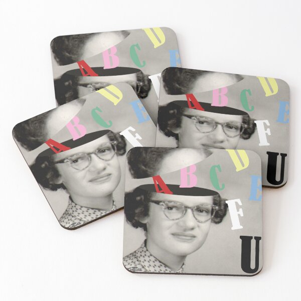 Item preview, A b c d e F U (Yearbook photo) designed and sold by MsGonzalez.