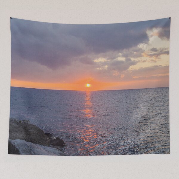 Item preview, Golden Hour Embrace Over the Bay designed and sold by Pix4Japan.