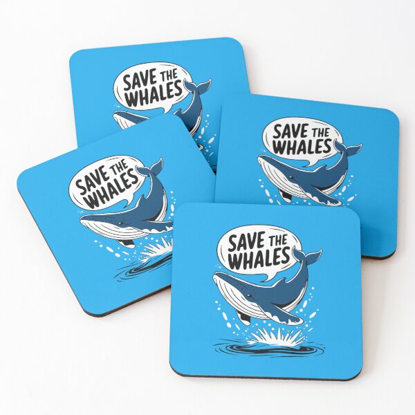Item preview, Save the Whales – Let’s protect the ocean giants! designed and sold by FrenchTouch77.