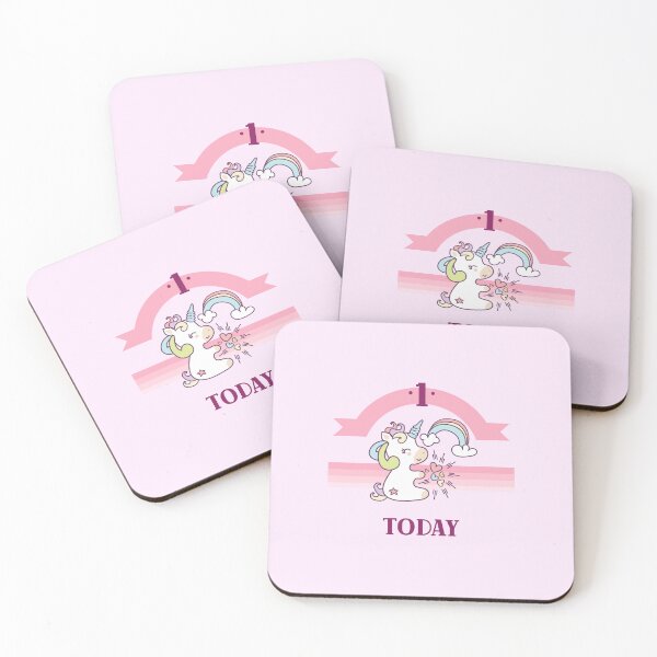 Item preview, 1st Birthday Unicorn – Whimsical & Sweet Design designed and sold by Grin22.