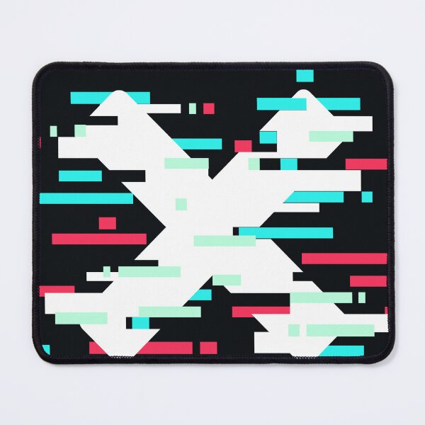 Item preview, Glitchy Cyberpunk X Symbol. Digital Distorted Tech Design with Neon Aesthetics designed and sold by Andrey Prokopenko.