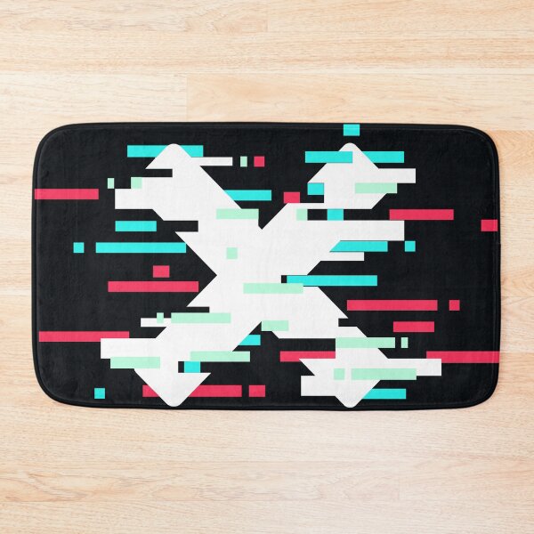 Item preview, Glitchy Cyberpunk X Symbol. Digital Distorted Tech Design with Neon Aesthetics designed and sold by Andrey Prokopenko.