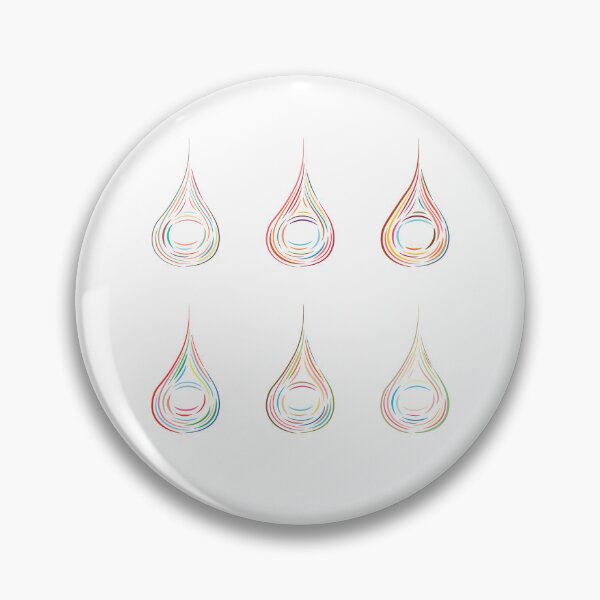 Item preview, Copy of Six Droplets - Warm Colours, Light Background designed and sold by Onyx Swan Art.