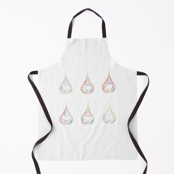 Item preview, Copy of Six Droplets - Warm Colours, Light Background designed and sold by Onyx Swan Art.
