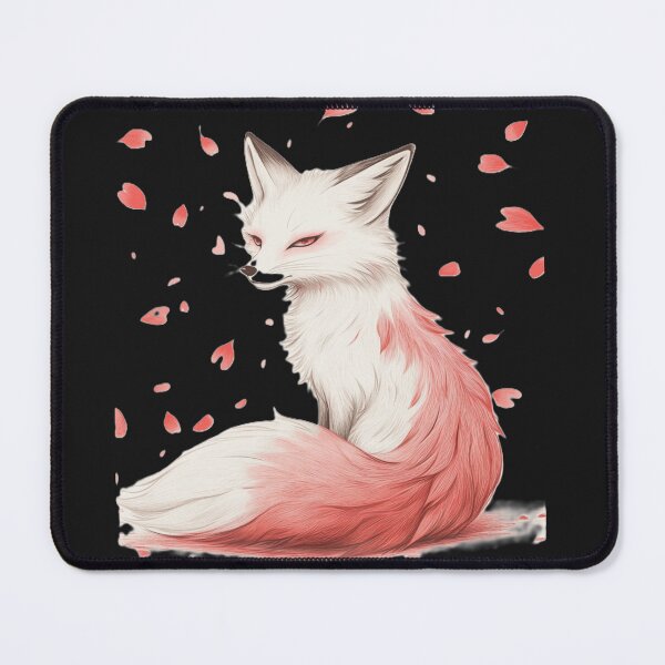 Item preview, Mystic Fox among the Cherry Blossoms - Japanese Minimalism designed and sold by Zentuary.