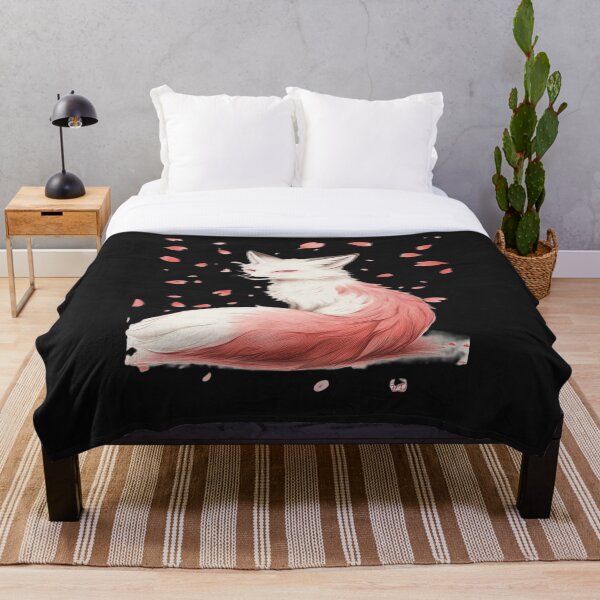 Item preview,  Mystic Fox among the Cherry Blossoms - Japanese Minimalism designed and sold by Zentuary.