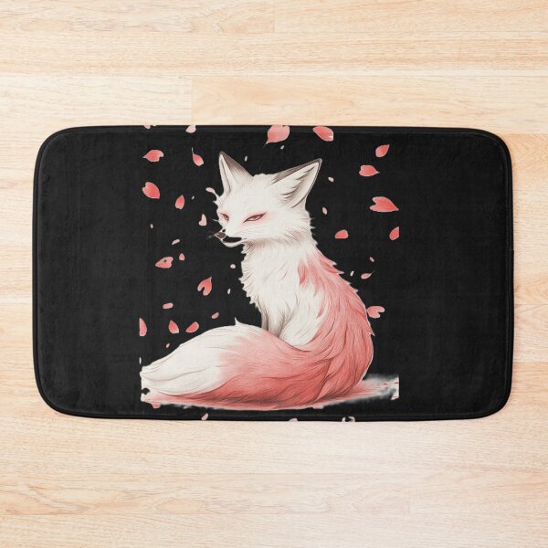Item preview, Mystic Fox among the Cherry Blossoms - Japanese Minimalism designed and sold by Zentuary.