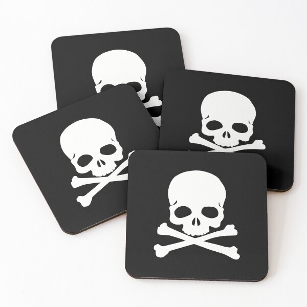 Item preview, White Skull And Crossbones designed and sold by Skull Fern.