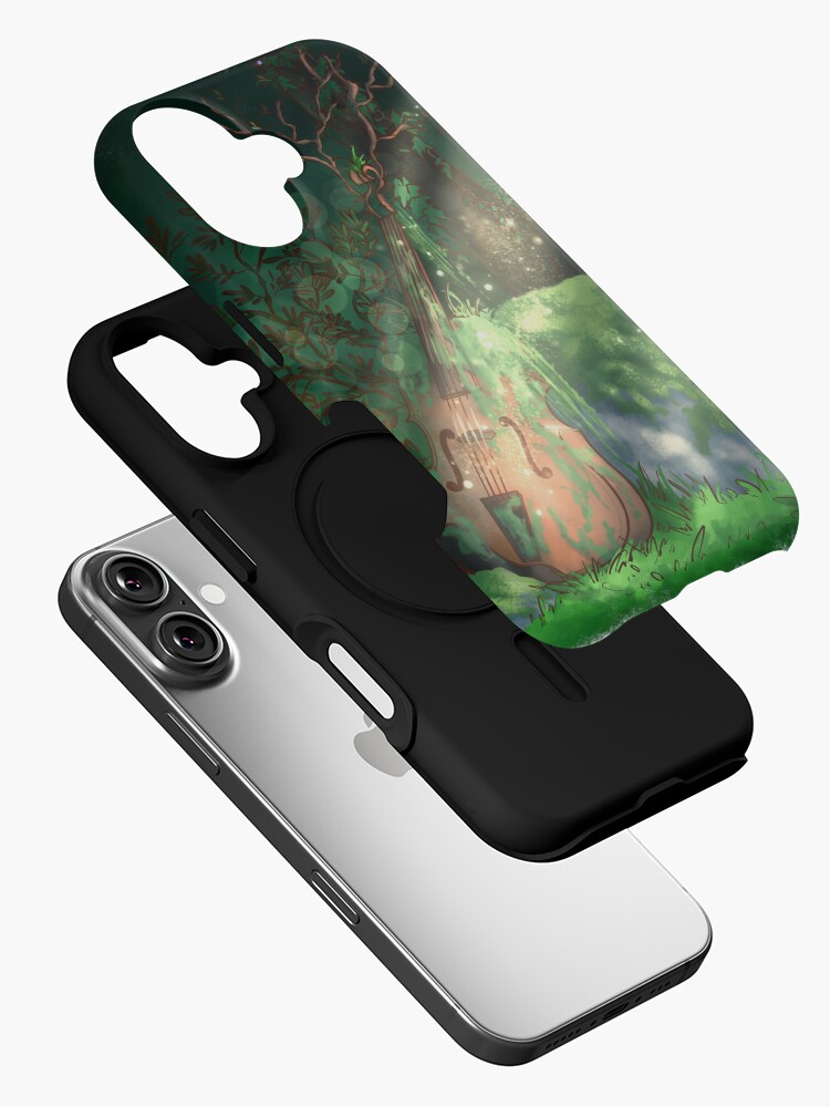 Aperçu 2 sur 4. Coque iPhone avec l'œuvre Le violon créée et vendue par Hisae-illus.