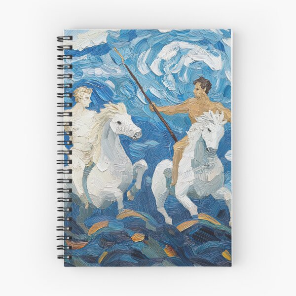 Item preview, Castor and Pollux | Post-impressionist painting style designed and sold by ComicsFactory.