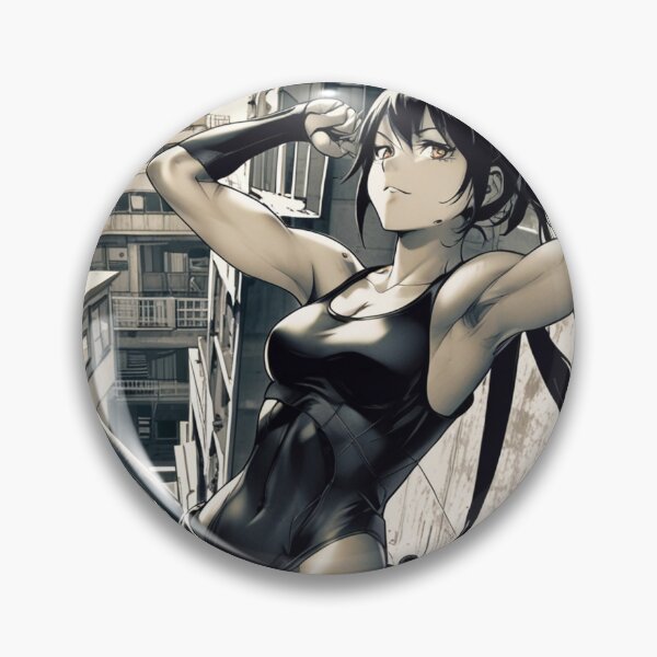 Item preview, Ninja Assassin Female Anime Manga illustration pop culture designed and sold by Vintage Designs +.