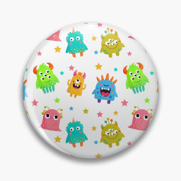 Item preview, Funny Cartoon Monsters Seamless Pattern – Vector File designed and sold by viktoriaart0303.