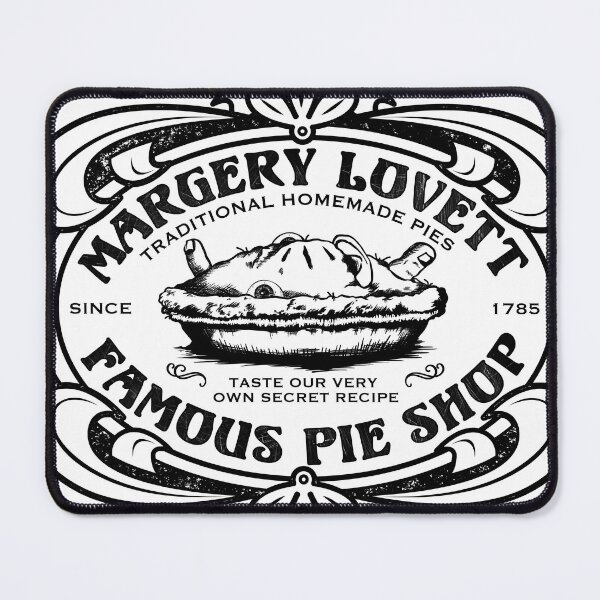 Item preview, Sweeney Todd and Margery. Lovett Famous Pie Shop designed and sold by Candywrap Studio.