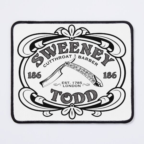 Item preview, Sweeney Todd Fleet Street Cutthroat Barber designed and sold by Candywrap Studio.