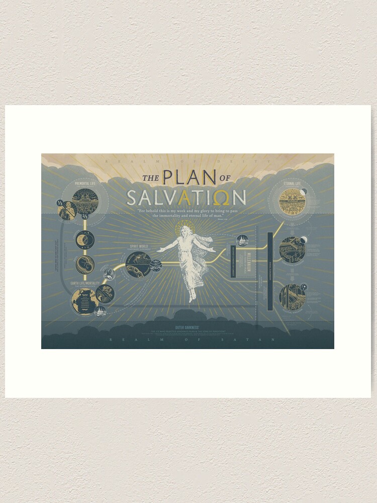 Thumbnail 2 of 3, Art Print, The Plan of Salvation designed and sold by FreelyBound.