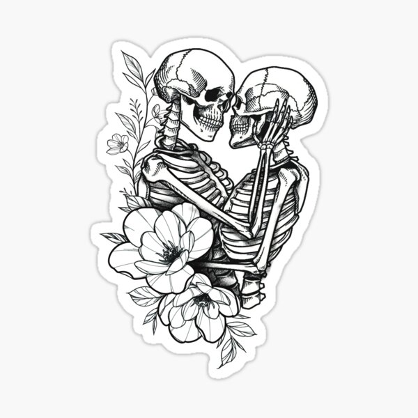 Artikel-Vorschau von ein ewiger Kuss, designt und verkauft von ericorvustattoo.