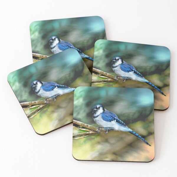 Item preview, American Blue Jay Perching designed and sold by Kay Brewer.