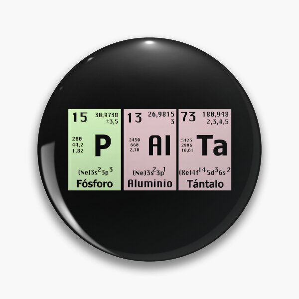 Item preview,  chemical avocado phosphorus aluminum tantalum avocado palta  periodic table designed and sold by ZerpaGiovanna.