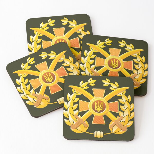 Item preview, Golden icon of the Armed Forces of Ukraine. Chevron of the Armed Forces of Ukraine designed and sold by Andrey Prokopenko.