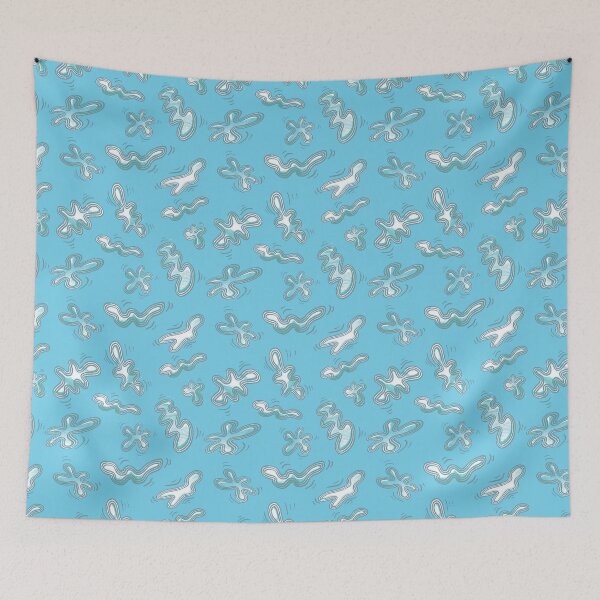 Item preview,  Light Blue Water Splash Pattern designed and sold by Dorinam.
