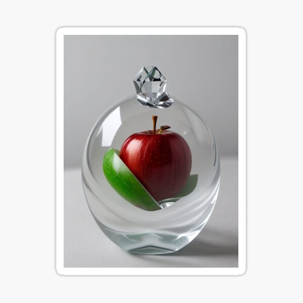 Item preview, Apple in Artistic Glass Ball 8 designed and sold by MrCreator1997.