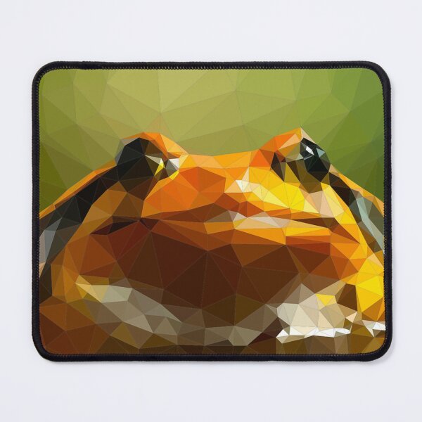 Item preview, Judgemental Orange Frog - Polygon Art designed and sold by TheEndlessStore.
