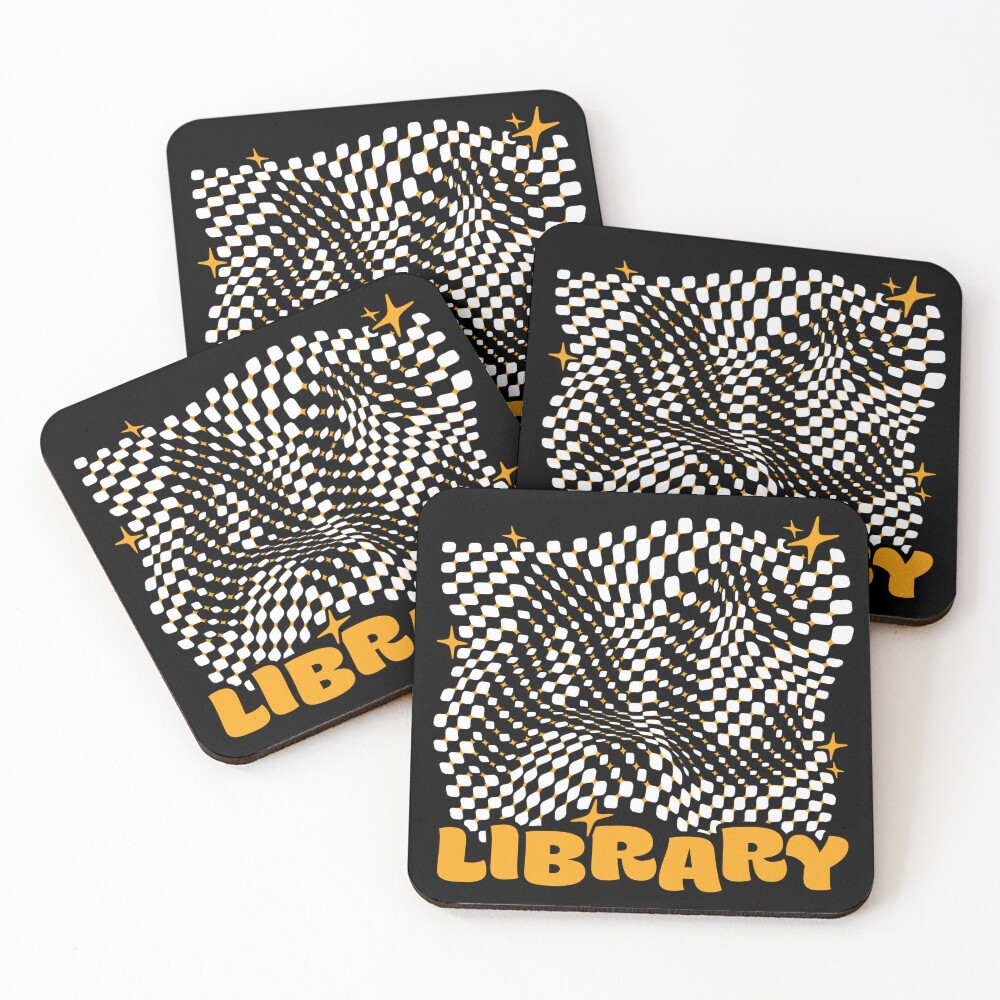 Item preview, Coasters (Set of 4) designed and sold by ACLibrary.