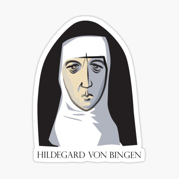 Vista previa del artículo con la obra «Hildegard von Bingen», diseñado y vendido por Gopherstown, OR.