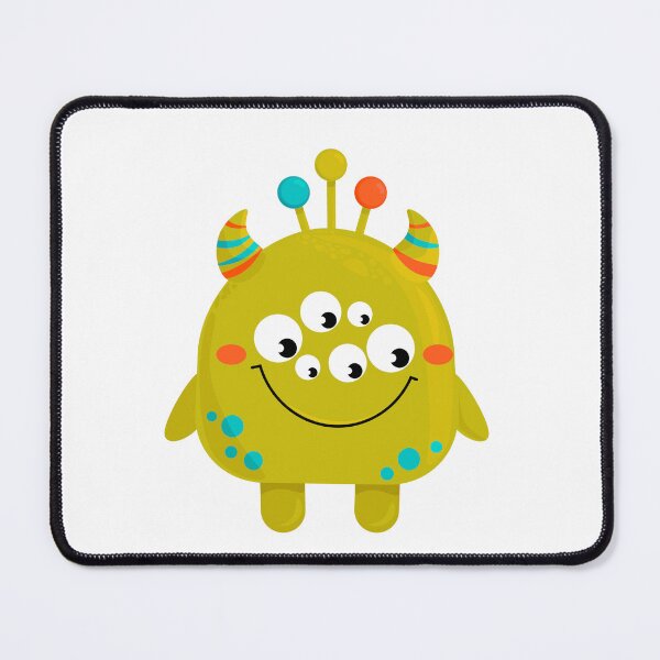 Item preview, Cartoon Illustration of a Funny Olive-Green Multi-Eyed Monster – Vector File designed and sold by viktoriaart0303.