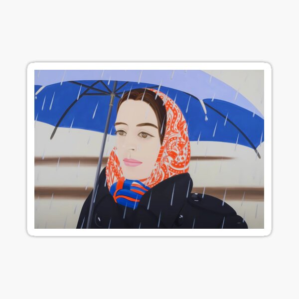 Item preview, Blue Umbrella Alex Katz designed and sold by irynaartbyim.