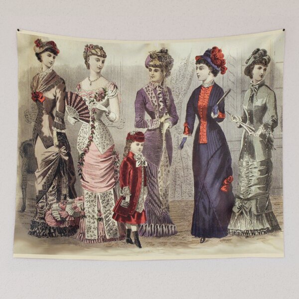 Item preview, Young ladies of the Edwardian era, in the early 1900s designed and sold by Tokha - Artwork.