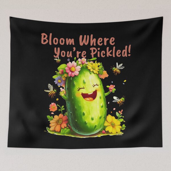 Item preview, Bloom Where You’re Pickled! designed and sold by Ela-graphicwiz.