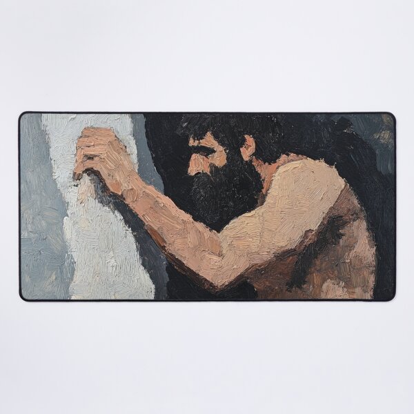 Item preview, Caveman | Post-impressionist painting style designed and sold by ComicsFactory.