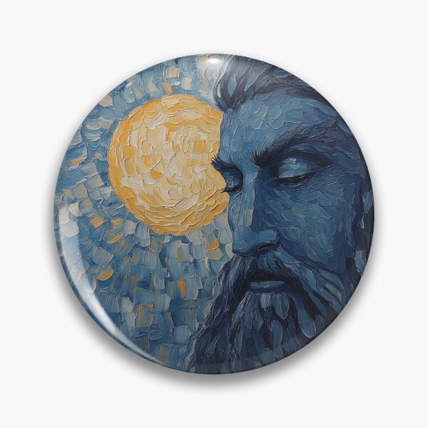 Item preview, Celestial god | Post-impressionist painting style designed and sold by ComicsFactory.