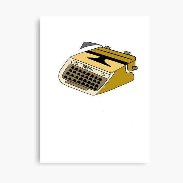 Item preview, Yellow Royal Safari Typewriter designed and sold by Mixolydian89.