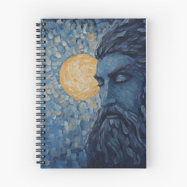Item preview, Celestial god | Post-impressionist painting style designed and sold by ComicsFactory.