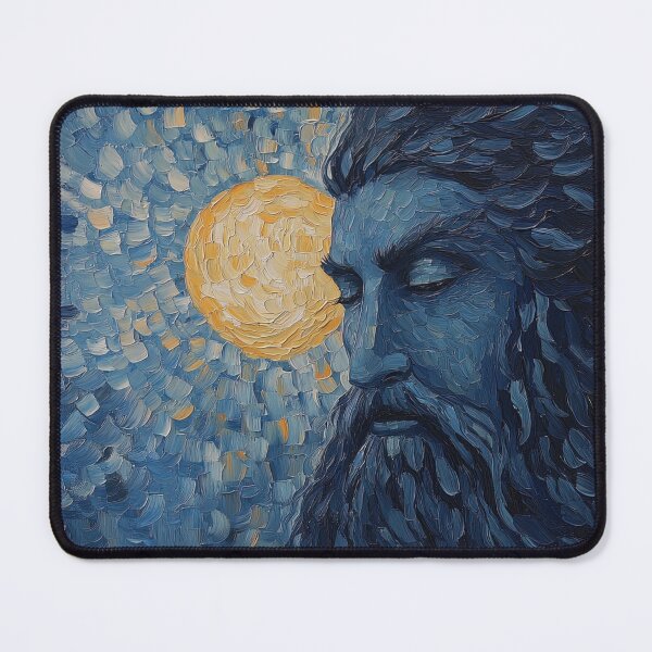 Item preview, Celestial god | Post-impressionist painting style designed and sold by ComicsFactory.