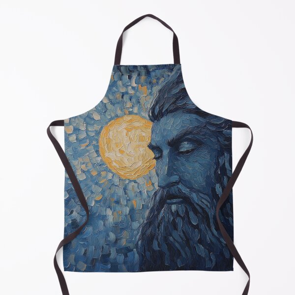 Item preview, Celestial god | Post-impressionist painting style designed and sold by ComicsFactory.