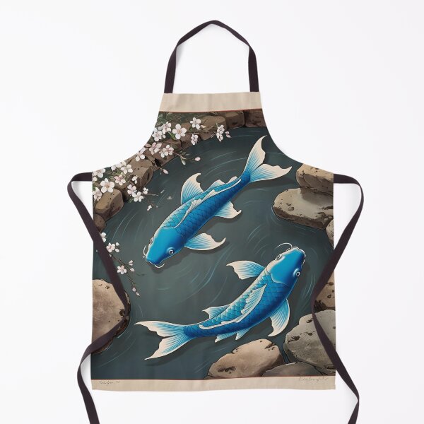 Item preview, Koi Fish Art, Cute Fish Cartoon Gifts For Fish Lovers designed and sold by Cuteanimalgifts.