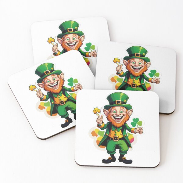 Item preview, st. patrick's day   leprechaun  with clover sticker ,leprechaun,Lucky Leprechaun,Patricks Day designed and sold by Expressions-Sel.