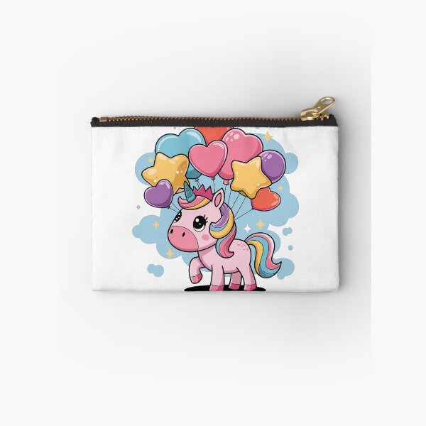 Item preview, Unicorn with balloons  designed and sold by DropRomance.