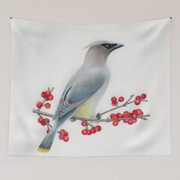 Item preview, Cedar Waxwing designed and sold by Art by Nancy Dennehy.