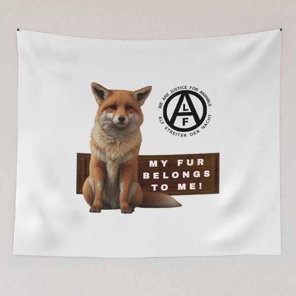 Item preview, Fur is Cruelty 1 designed and sold by VEGANIMAL Shop.