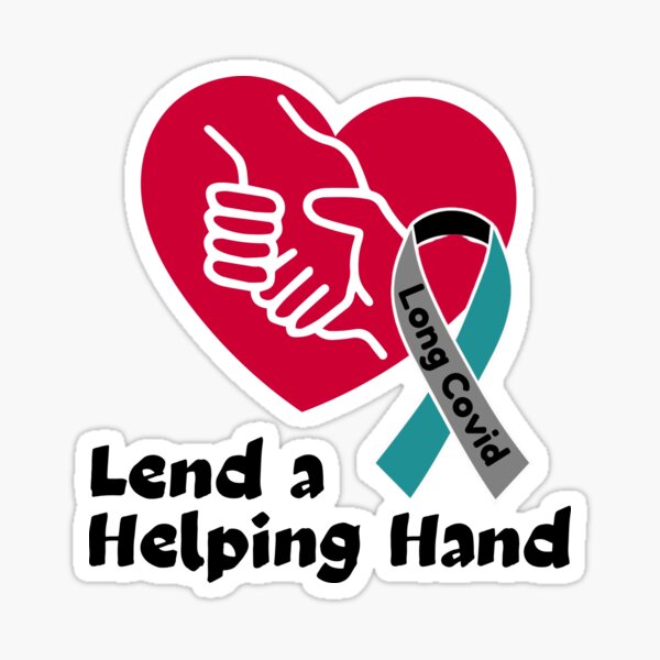 Item preview, LONG Covid - Lend a Helping Hand. designed and sold by MPC-Mince-Pies.