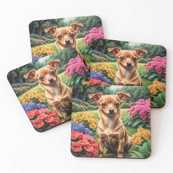 Item preview, Harvey Red Chiweenie Dog Portrait Painting designed and sold by Heart and Soul Studio.